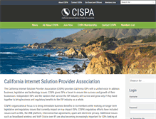 Tablet Screenshot of cispa.org